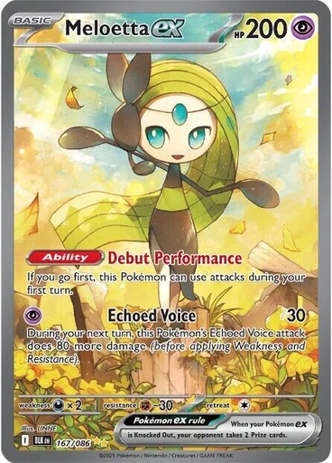 Meloetta ex - 167/086 - SV: Black Bolt (BLK)