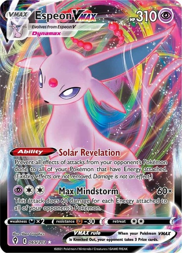 Espeon VMAX - SWSH07: Evolving Skies 065/203