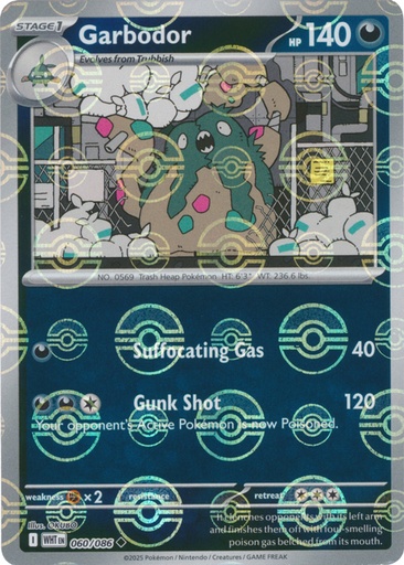 Garbodor (Poke Ball Pattern) - SV: White Flare (WHT)