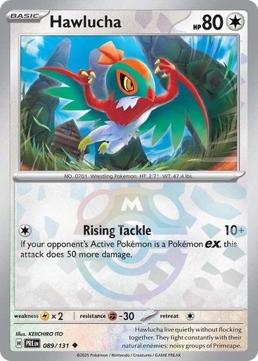 Hawlucha (Master Ball Pattern) - SV: Prismatic Evolutions (PRE)