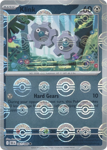 Klink (Poke Ball Pattern) - SV: Black Bolt (BLK)