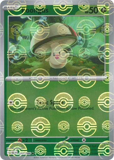 Foongus (Poke Ball Pattern) - SV: Black Bolt (BLK)