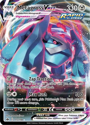 Metagross VMAX - SWSH06: Chilling Reign 113/198