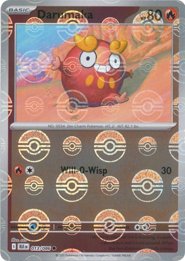Darumaka (Poke Ball Pattern) - SV: Black Bolt (BLK)