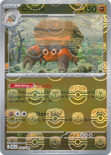 Crustle (Master Ball Pattern) - SV: Black Bolt (BLK)