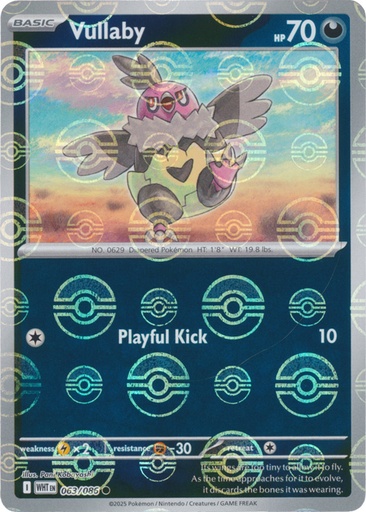 Vullaby (Poke Ball Pattern) - SV: White Flare (WHT)
