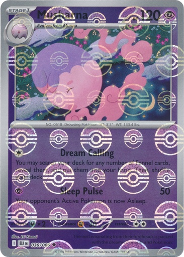 Musharna (Poke Ball Pattern) - SV: Black Bolt (BLK)