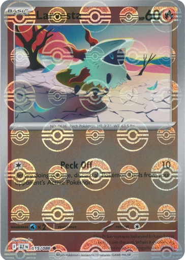 Larvesta (Poke Ball Pattern) - SV: Black Bolt (BLK)