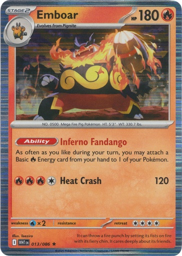 Emboar - SV: White Flare (WHT)