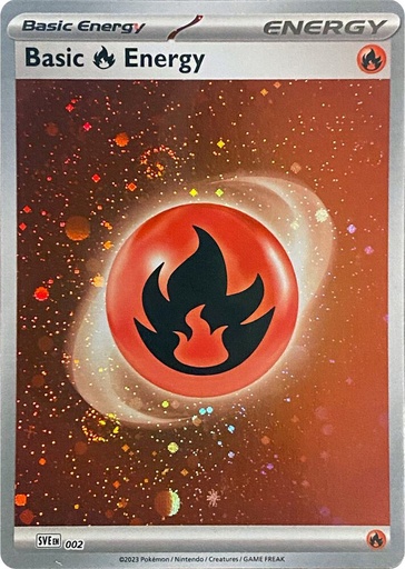 Basic Fire Energy (Cosmos Holo) - SV01: Scarlet & Violet Base Set