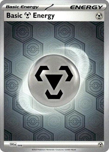 Basic Metal Energy (Reverse Holofil) - SV: Shrouded Fable 008