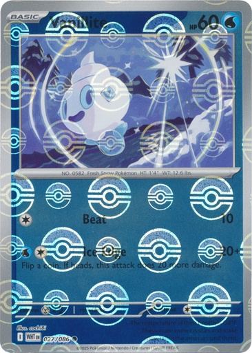Vanillite (Poke Ball Pattern) - SV: White Flare (WHT)