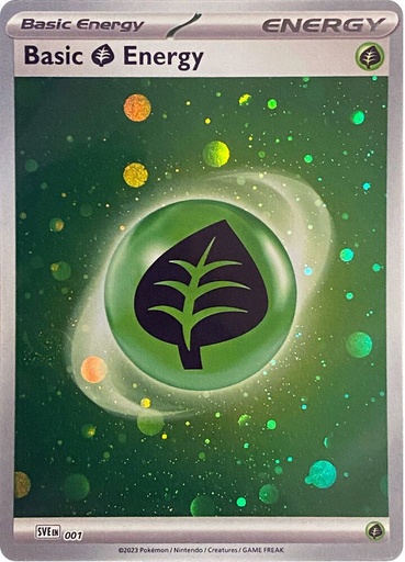Basic Grass Energy (Cosmos Holo) - SV01: Scarlet & Violet Base Set 001