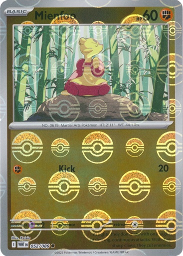 Mienfoo (Poke Ball Pattern) - SV: White Flare (WHT)