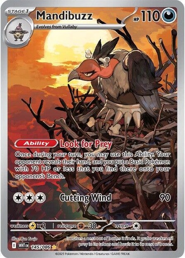 Mandibuzz - 145/086 - SV: White Flare (WHT)