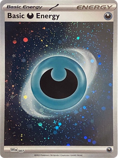 Basic Darkness Energy (Cosmos Holo) - SV01: Scarlet & Violet Base Set 007