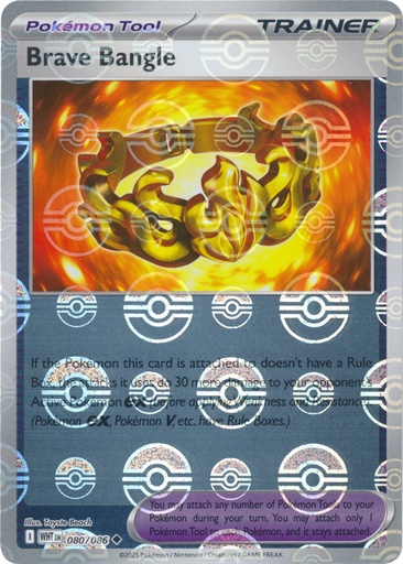 Brave Bangle (Poke Ball Pattern) - SV: White Flare (WHT)