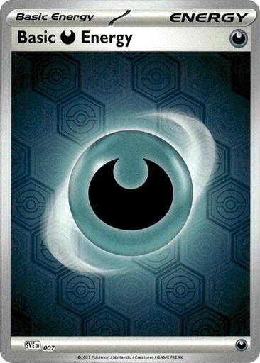 Basic Darkness Energy (Reverse Holofoil) - SV: Shrouded Fable 007