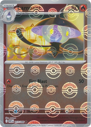 Lampent (Poke Ball Pattern) - SV: White Flare (WHT)