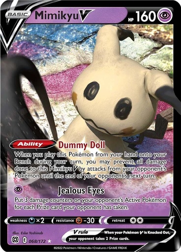 Mimikyu V - SWSH09: Brilliant Stars 068/172