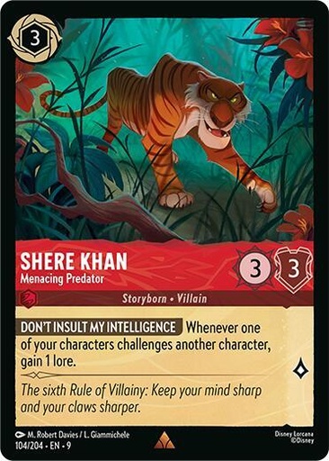 Shere Khan - Menacing Predator - Fabled (9) 