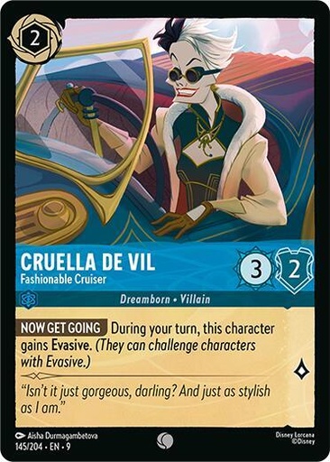Cruella De Vil - Fashionable Cruiser - Fabled (9) 