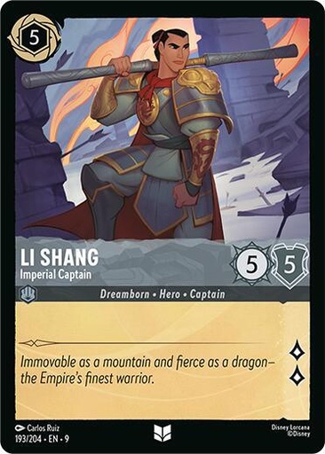 Li Shang - Imperial Captain - Fabled (9) 