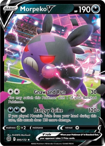 Morpeko V - SWSH09: Brilliant Stars 095/172