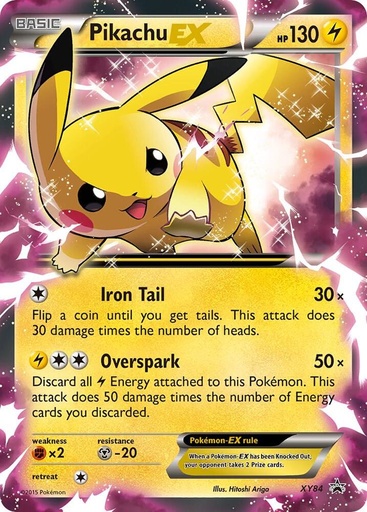 Pikachu EX - XY84 - XY Promos (PR)