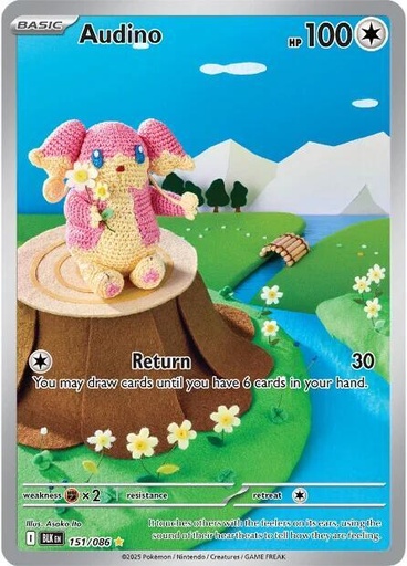 Audino - 151/086 - SV: Black Bolt (BLK)