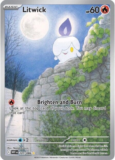 Litwick - 101/086 - SV: White Flare (WHT)