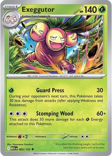 Exeggutor - 005/132 - ME01: Mega Evolution (MEG)