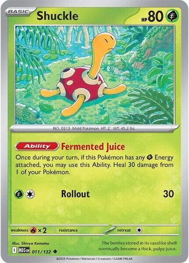 Shuckle - 011/132 - ME01: Mega Evolution (MEG)