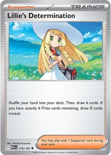 Lillie's Determination - 119/132 - ME01: Mega Evolution (MEG)