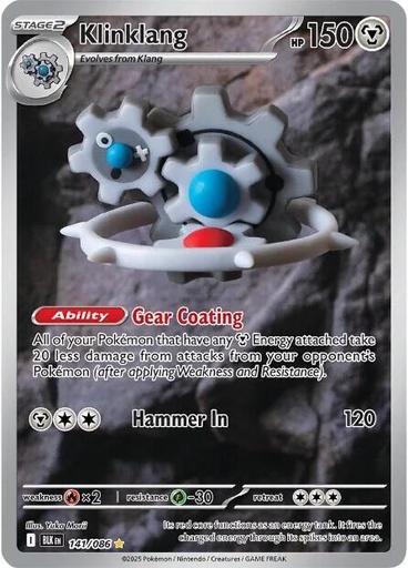 Klinklang - 141/086 - SV: Black Bolt (BLK)