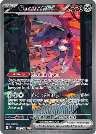 Genesect ex - 169/086 - SV: Black Bolt (BLK)
