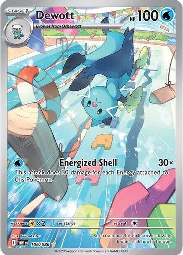 Dewott - 106/086 - SV: White Flare (WHT)