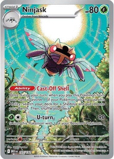 Ninjask - 137/132 - ME01: Mega Evolution (MEG)