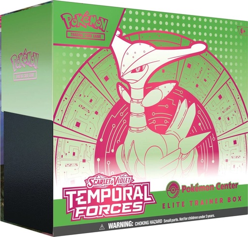 Temporal Forces Pokemon Center Elite Trainer Box (Exclusive) [Iron Leaves] - SV05