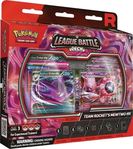 [10-10122-101] League Battle Deck [Team Rocket's Mewtwo ex] (Ingles)