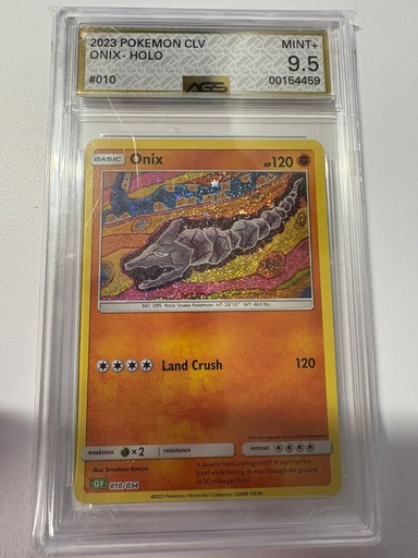 Onix - Trading Card Game Classic (CL) AGS 9.5