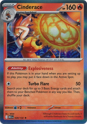 Cinderace - ME01: Mega Evolution (MEG)