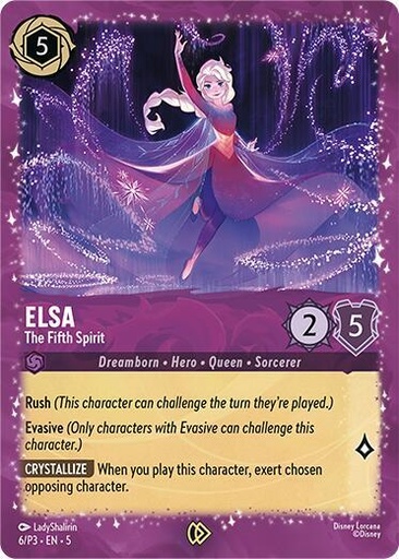 Elsa - The Fifth Spirit - Disney Lorcana Promo Cards (DLPC)