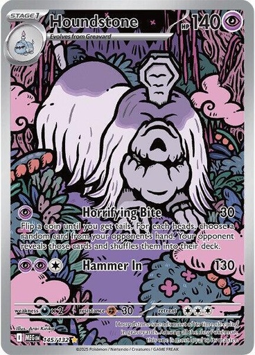 Houndstone - 145/132 - ME01: Mega Evolution (MEG)