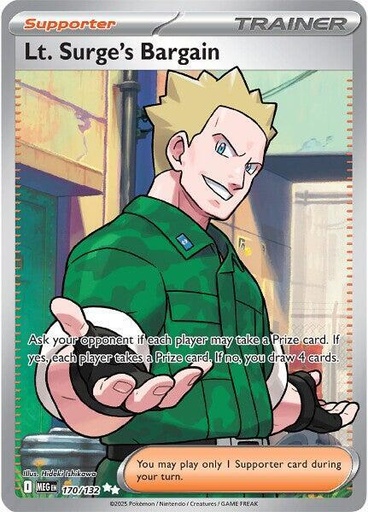 Lt. Surge's Bargain - 170/132 - ME01: Mega Evolution (MEG)