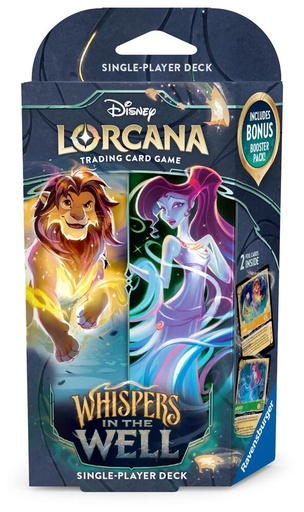 [11090000] Disney Lorcana: Whispers in the Well Starter Deck (Amber & Emerald) - Whispers in the Well (10)