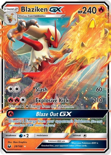 Blaziken GX - SM - Celestial Storm (CES)