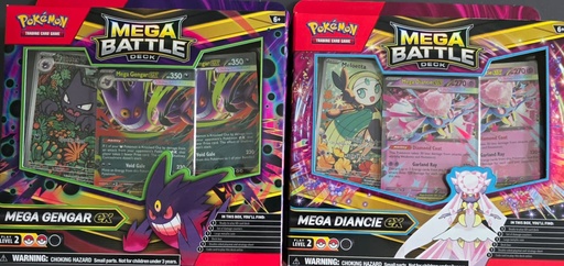 Mega Battle Deck (Mega Diancie ex) Ft Mega Battle Deck (Mega Gengar ex)