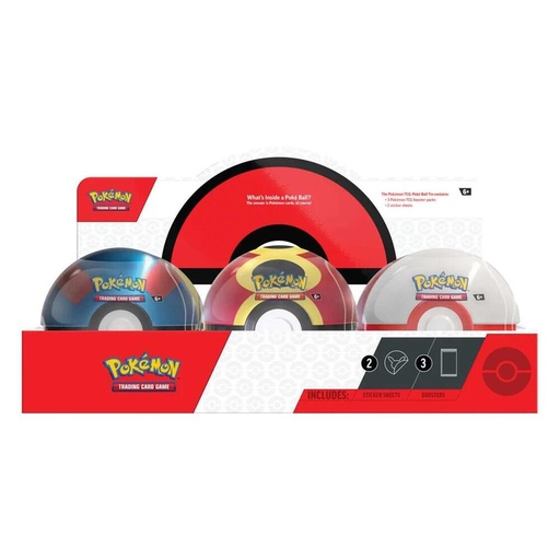 [10-10113-142] Poke Ball Tin Display (Q4 2025) - Miscellaneous Cards & Products (MCAP)