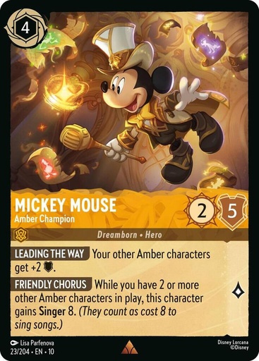 Mickey Mouse - Amber Champion - Whispers in the Well (10) 